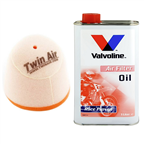 OLEJ + FILTR POWIETRZA TWIN AIR SUZUKI RM 100 2003-2005