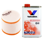 OLEJ + FILTR POWIETRZA TWIN AIR SUZUKI LT 80 Quadsport 1987-2006