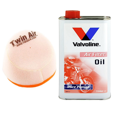 OLEJ + FILTR POWIETRZA TWIN AIR SUZUKI RM 125 250 1987-1992-106166