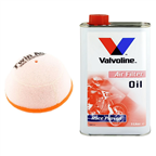 OLEJ + FILTR POWIETRZA SUZUKI DR-Z DRZ 400 2000-2024 RM 250 1999-2013