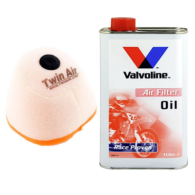 OLEJ + FILTR POWIETRZA TWIN AIR SUZUKI RM 125 250 1993-1995-106196