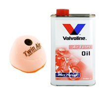 OLEJ + FILTR POWIETRZA TWIN AIR SUZUKI RM 125 2004-2010 250 2003-2010-106214