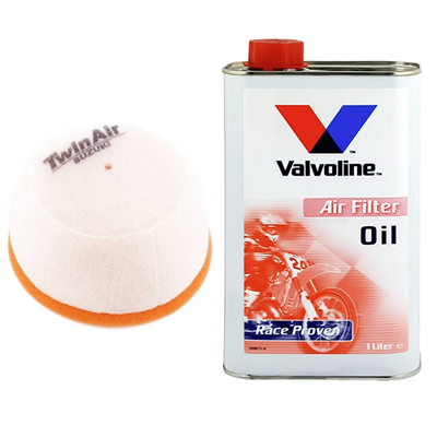 OLEJ + FILTR POWIETRZA TWIN AIR SUZUKI TS 125 200 R 1989-2003-106238