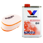 OLEJ + FILTR POWIETRZA SUZUKI DR 125 94-96 200 96-09 200 S SE 1996-2013