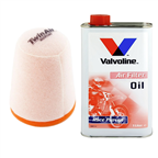 OLEJ + FILTR POWIETRZA TWIN AIR SUZUKI DR 600 DR600