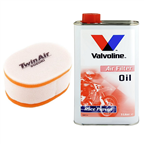 OLEJ + FILTR POWIETRZA TWIN AIR SUZUKI DR 650 S DR 650 1990-1995