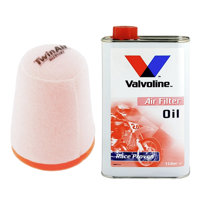 OLEJ + FILTR POWIETRZA TWIN AIR SUZUKI DR 600 1985-1989-106317