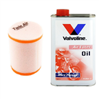 OLEJ + FILTR POWIETRZA ARCTIC CAT DVX 400 03-08 / King Quad 400 2010-2017