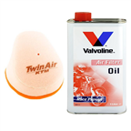OLEJ + FILTR POWIETRZA TWIN AIR KTM EXC SX 125 1994-1997 KTM 350 1987-1991