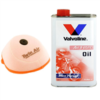 OLEJ + FILTR POWIETRZA KTM EXC 125 200 250 300 450 530 08-10 EXC-F 250 07-09