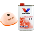 OLEJ + FILTR POWIETRZA KTM EXC 125 200 250 300 450 530 08-10 EXC-F 250 07-09-106403