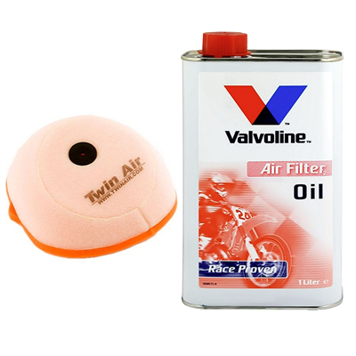 OLEJ + FILTR POWIETRZA KTM EXC-F 125 200 250 300 10-11 450 2011-2016-106413