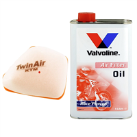 OLEJ + FILTR POWIETRZA TWIN AIR KTM LC4 500 600 1987-1992-106461