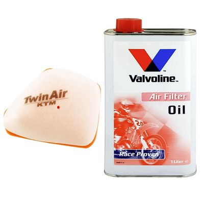OLEJ + FILTR POWIETRZA TWIN AIR KTM LC4 500 600 1987-1992-106461