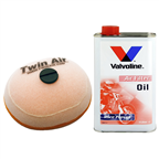 OLEJ + FILTR POWIETRZA KTM SX 60 98-00 65 97-23 SMC SXC 625 2003-2007