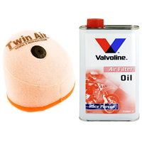 OLEJ + FILTR POWIETRZA TWIN AIR HUSQVARNA CR WR 125 250 92-13 WRE 125 95-99-106566