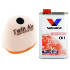 OLEJ + FILTR POWIETRZA TWIN AIR GAS GAS MX 125 250 300 450 1999-2006