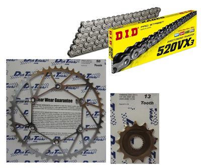 YAMAHA YZ-F 250 DID IRONMAN 2014-2025 zestaw napęd-owy-52940