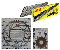 YAMAHA YZ WR 426 450 F DID IRONMAN 2003-2012 zestaw napęd-owy-52942