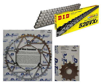 HONDA CRF 250 R DID IRONMAN 2011-2016 zestaw napęd-owy-52943