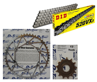 KAWASAKI KX 450 F IRONMAN 2006-2025 zestaw napęd-owy-52945