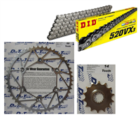 KTM SX F EXC 144 150 350 500 525 DID IRONMAN zestaw napęd-owy-52948