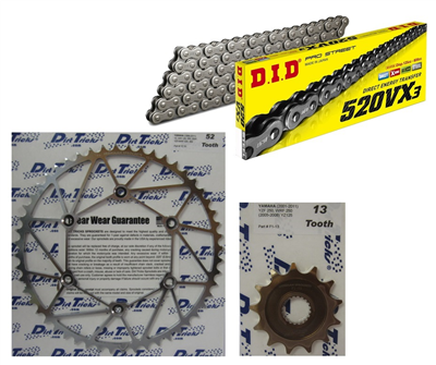 YAMAHA WR 250 F DID IRONMAN 2001-2006 zestaw napęd-owy-52949