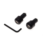 WM MOTOR AB33372 KOŃCÓWKI CIĘŻARKI KIEROWNICY CZARNE KOMPLET 2 SZT.