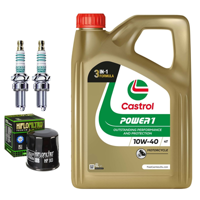 HONDA VTR 1000 F FIRE-STORM 1997- olej + filtr +świece-107982