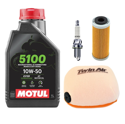 GasGas EC 350 F 2021-2023 olej + filtry + świeca-108008