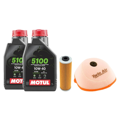 KTM 450 505 SX ATV 2008-2009 olej + filtry-107975