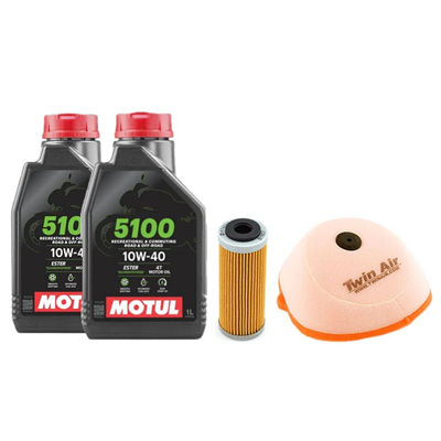 KTM 450 530 XC-W 2008-2010 505 XC-F 2007-2009 olej + filtry-107941