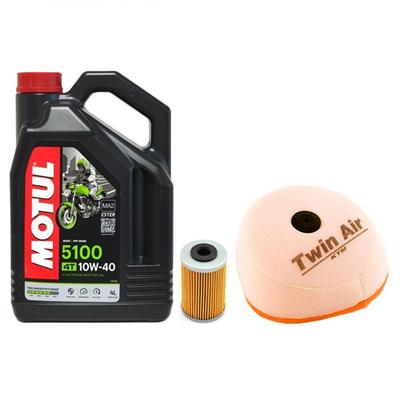 KTM 250 EXC-F XC-F XCF-W 2006 olej + filtry + świeca-107995