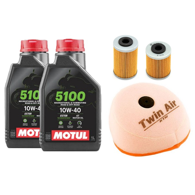 KTM 250 EXC-F XC-F XCF-W 2006 olej + filtry + świeca-107937