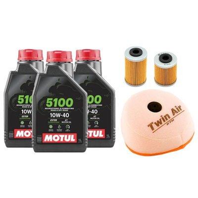 KTM 250 EXC-F XC-F XCF-W 2006 olej + filtry + świeca-107986