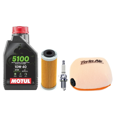 GasGas EC 350 F 2021-2023 olej + filtry + świeca-107903