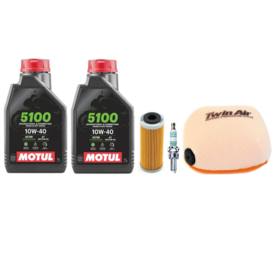 Husqvarna 450 FE 2017-2023 FS 2016-2023 olej + filtry + świeca-107915