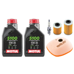 KTM 525 EXC-F 2012-2016 olej + filtry + świeca