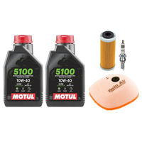 KTM 450 XC-W 2011-2016 olej + filtry + świeca-107912