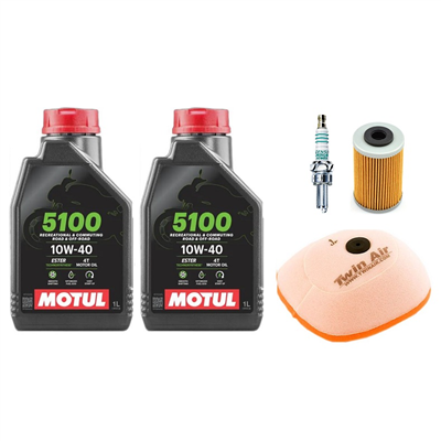 KTM 250 XCF-W 2012-2016 XC-F SX-F 2011-2015 olej + filtry + świeca-107916