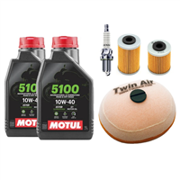 KTM 625 SXC 2003-2004 olej + filtry + świeca-107953