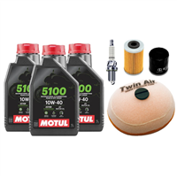 KTM 625 640 LC-4 Duke II 2003-2010 625 SMC 2003-2007 olej + filtry + świeca-107992