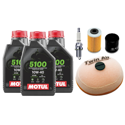 KTM 625 640 LC-4 Duke II 2003-2010 625 SMC 2003-2007 olej + filtry + świeca-107992