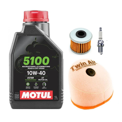 Husqvarna TE 250 4T 2010-2013 olej + filtry + świeca-107942