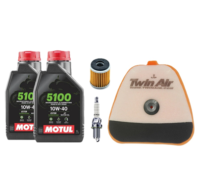 Yamaha WR 250 F 2015-2019 olej + filtry + świeca-107985