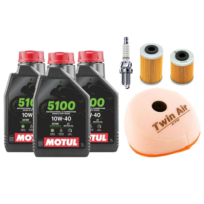 KTM 660 SMC 2008-2010 olej + filtry + świeca-107987