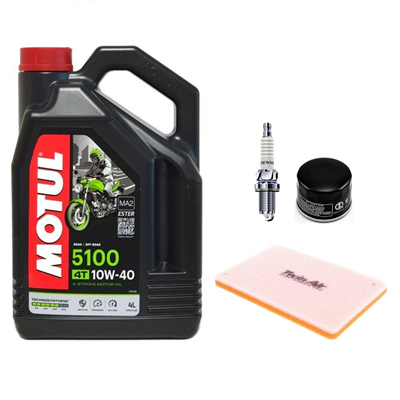 Kymco MXU 550 2013-2021 olej + filtry + świeca-107998