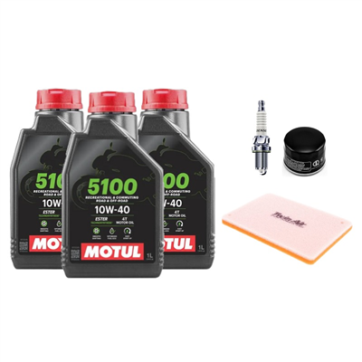 Kymco MXU 700 2013-2021 olej + filtry + świeca-107994