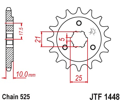 JT JTF1448.14 ZĘBATKA PRZÓD-70897