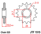 JT JTF1515.15 ZĘBATKA PRZÓD